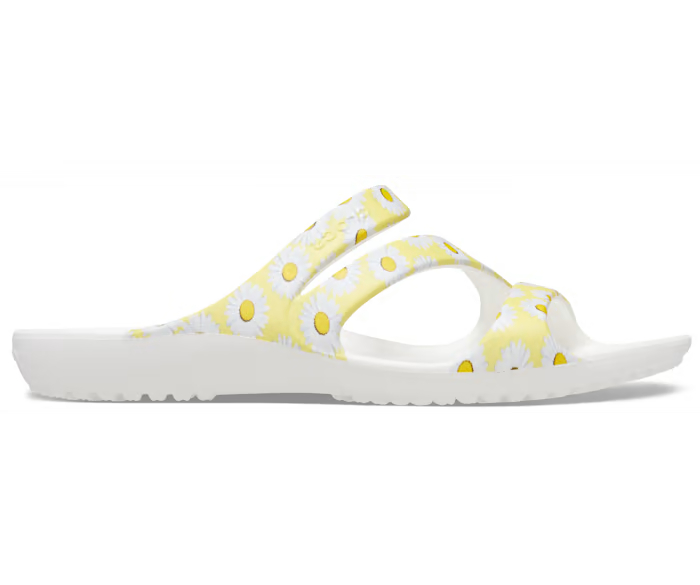 crocs-gallery-color:white / yellow daisy; color:White / Yellow Daisy; alt:ALT100; file:206894_1EX-ALT100