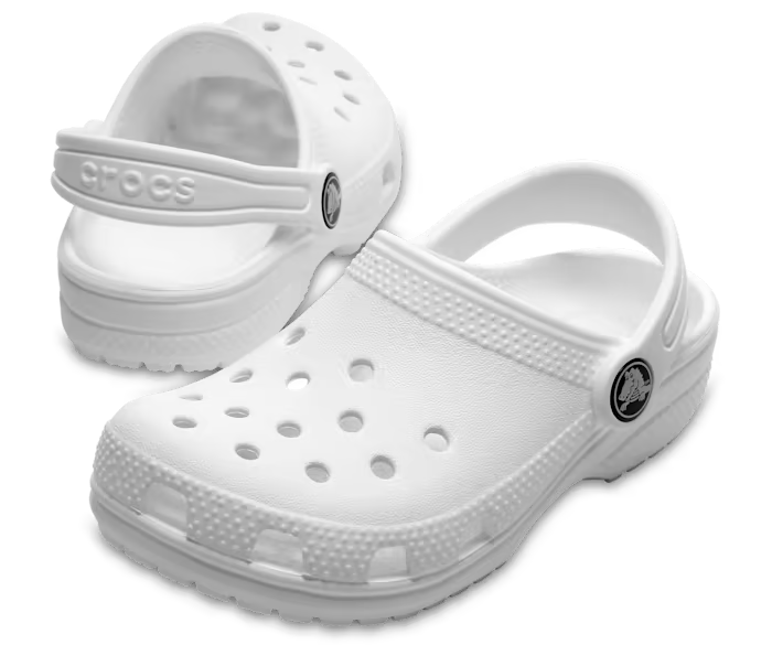 Crocs Kids' Classic Clog - White ALT110