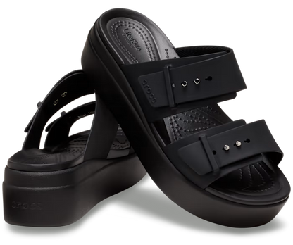 Crocs Brooklyn Buckle Low Wedge Sandal ALT110