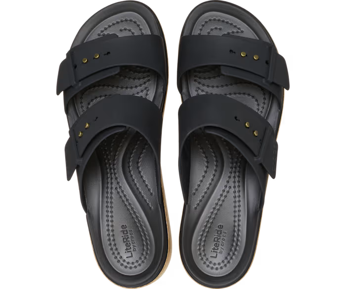 Crocs Brooklyn Buckle Low Wedge Cork Sandal ALT120