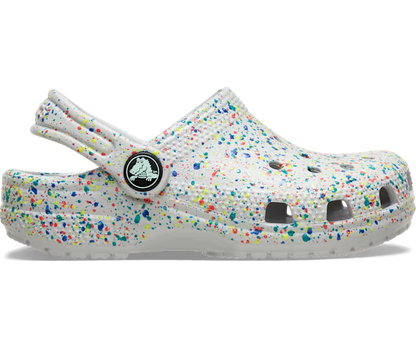 Crocs Kids' Classic Glow Paint Splatter Clog ALT100