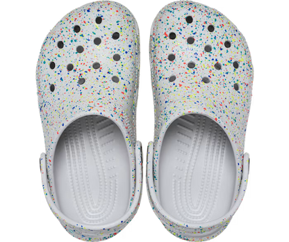 Crocs Kids' Classic Glow Paint Splatter Clog ALT120