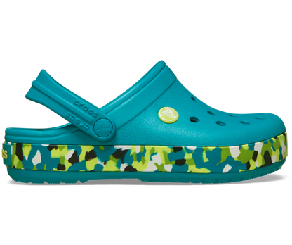 Crocs Kids' Crocband Glow Confetti Band Clog ALT100