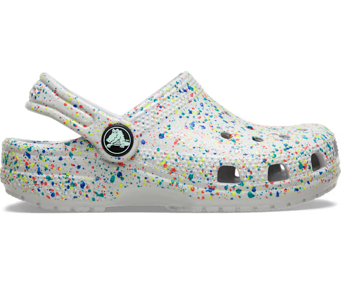 Crocs Toddler Classic Glow Paint Splatter Clog ALT100