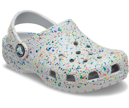 Crocs Toddler Classic Glow Paint Splatter Clog ALT140