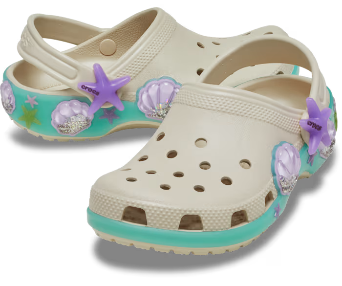 Crocs Toddler Classic Sea Sparkle Shaker Clog ALT110