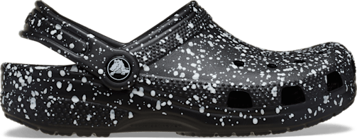 Kids’ Classic Splatter Paint Clog - Black
