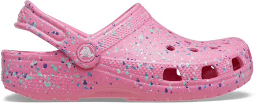 Toddler Classic Paint Splatter Clog - Pink Lemonade/Multi